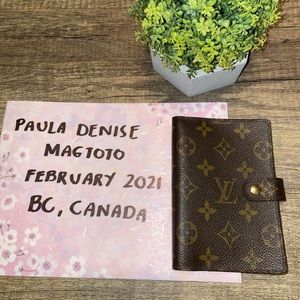 LOUIS VUITTON AGENDA MONOGRAM PM